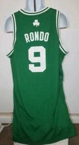 Adidas Swingman Boston Celtics Rondo Jersey 2XL